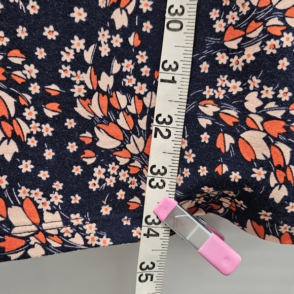 Boden Scoopneck Floral Dress Navy Pockets Mini Office Casual Size US 4P - Picture 15 of 16